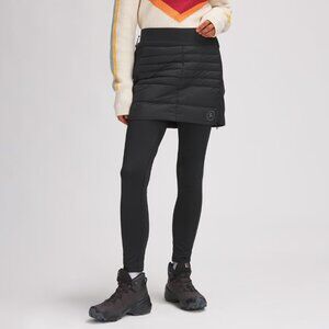 NWT Backcountry Stansbury Down Puffer Mini Skirt in Black Size L